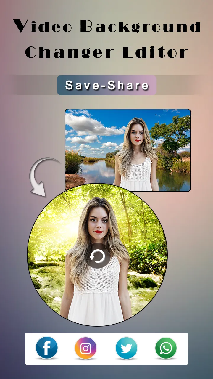 Change Video Background | Indus Appstore | Screenshot