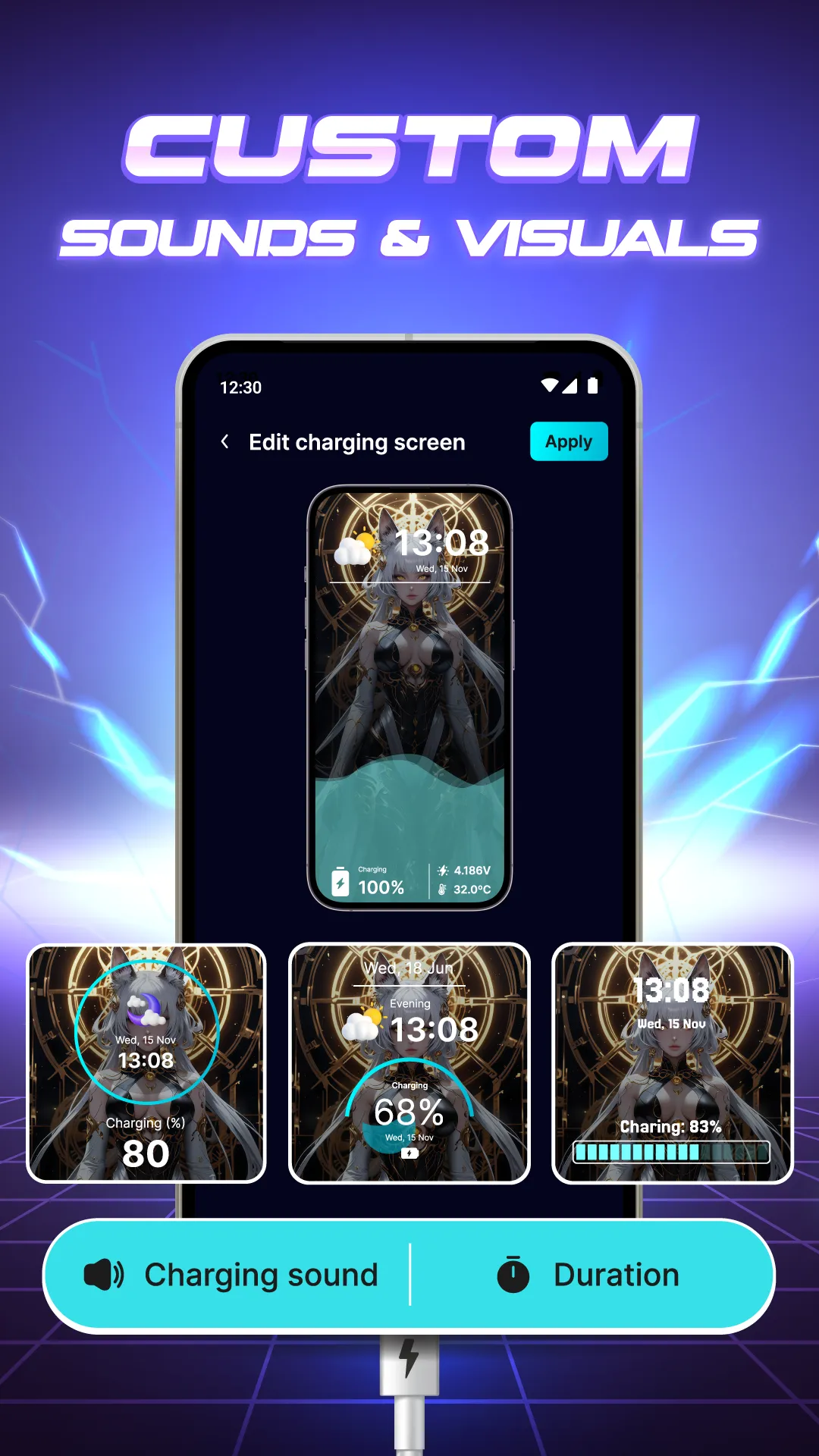 3D Battery Charging Animation | Indus Appstore | Screenshot