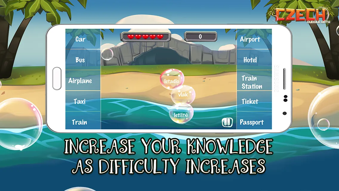 Learn Czech Bubble Bath | Indus Appstore | Screenshot