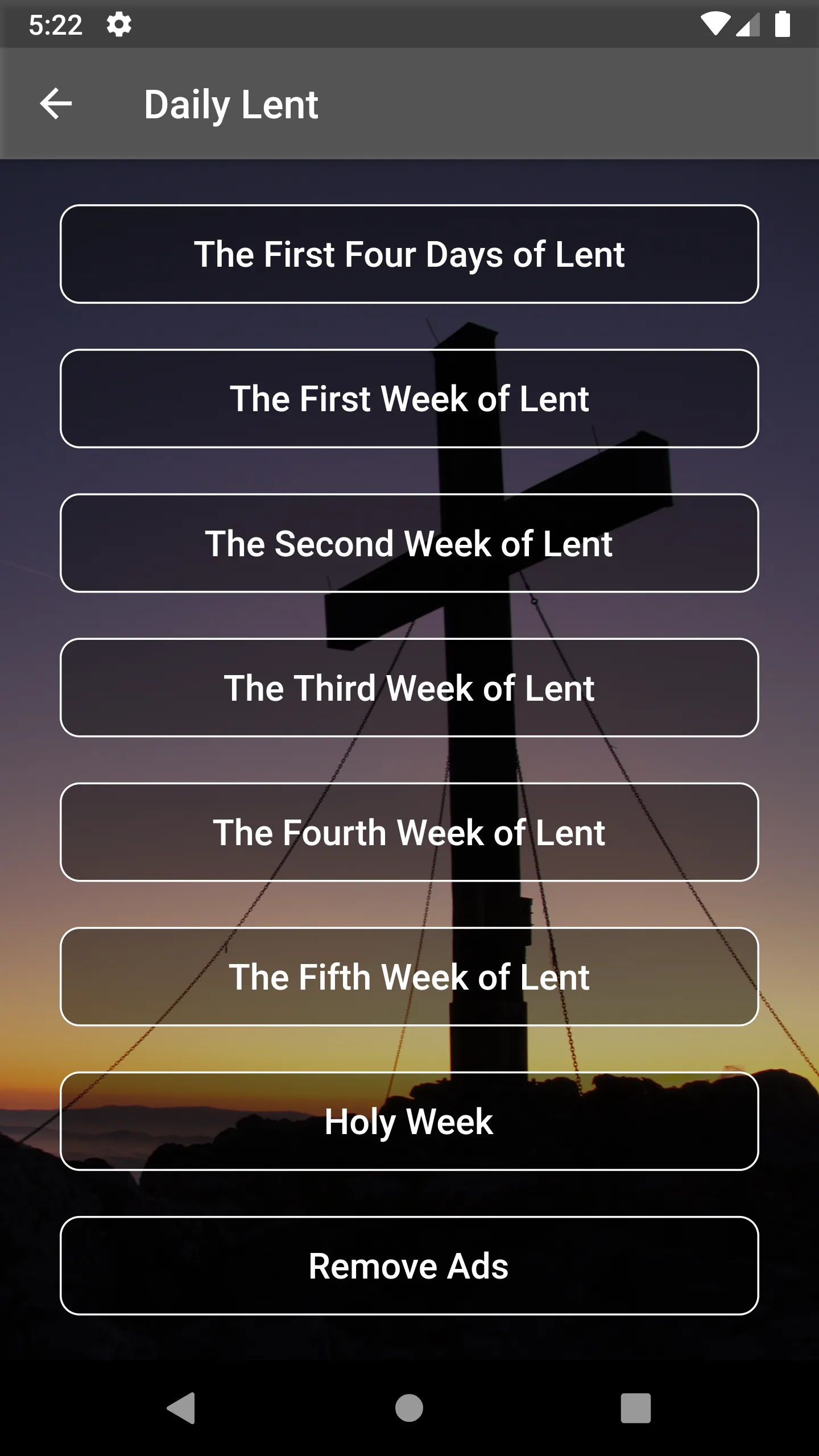 Prayers for Lent and Advent | Indus Appstore | Screenshot