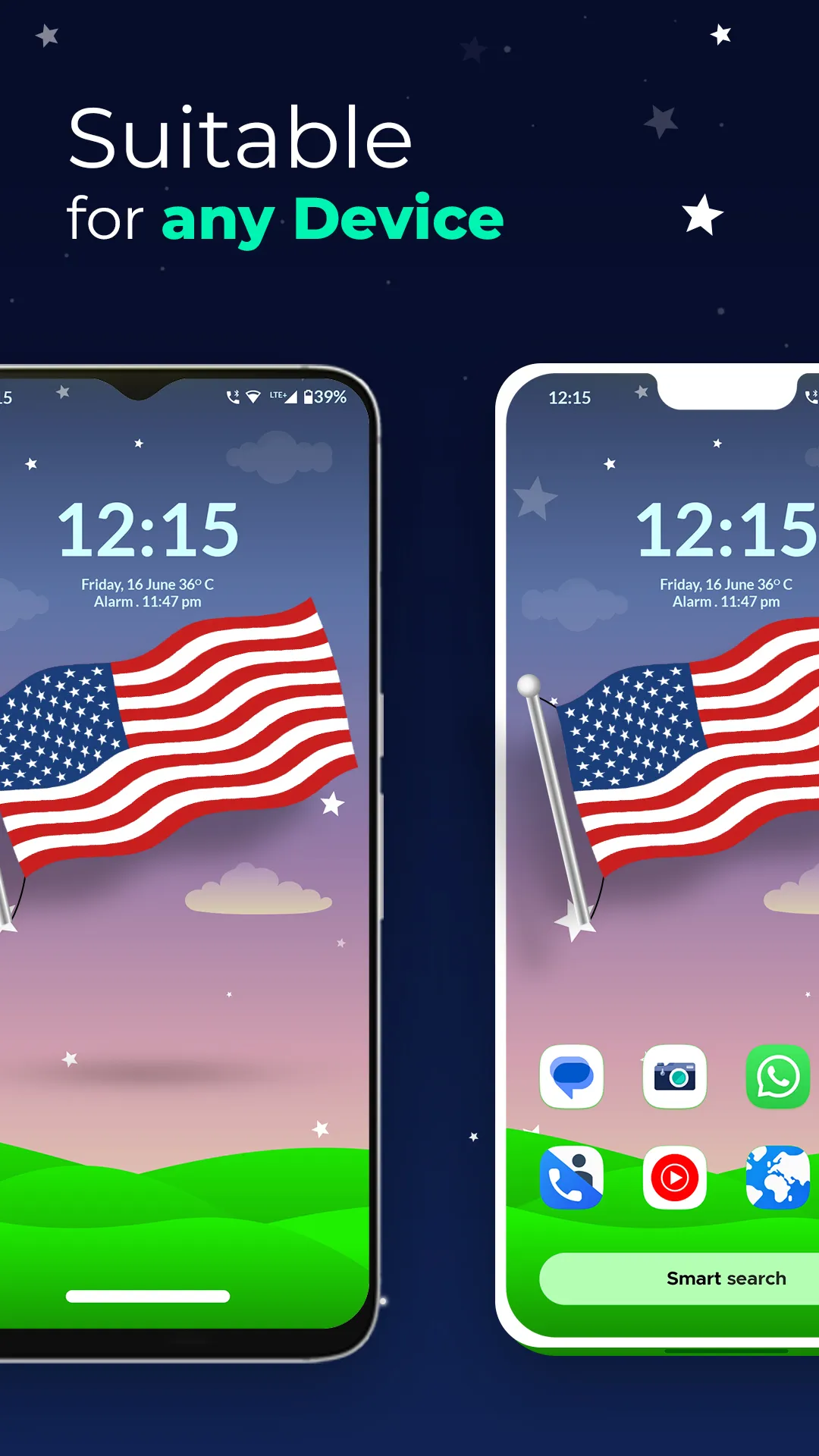 USA America Flag - US Flag LWP | Indus Appstore | Screenshot