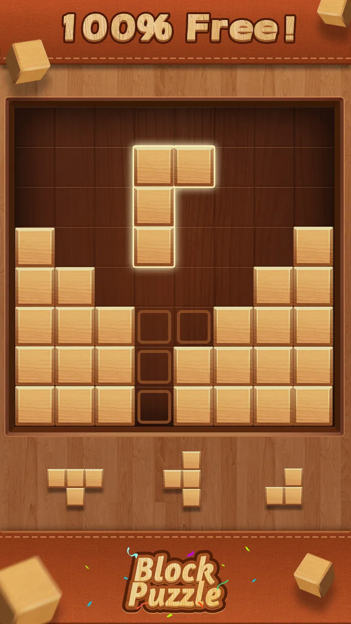 Wood Block Puzzle 2020 : Free  | Indus Appstore | Screenshot