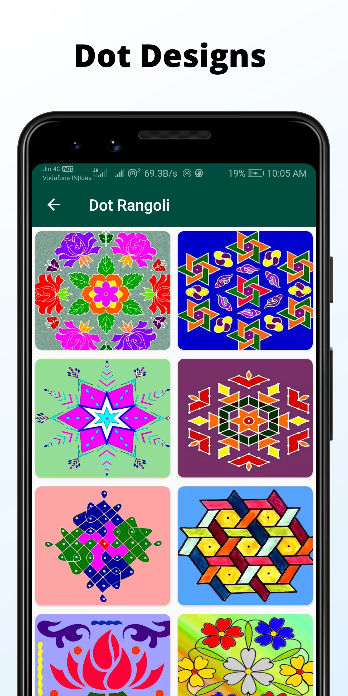 10000+ Latest Rangoli Designs | Indus Appstore | Screenshot