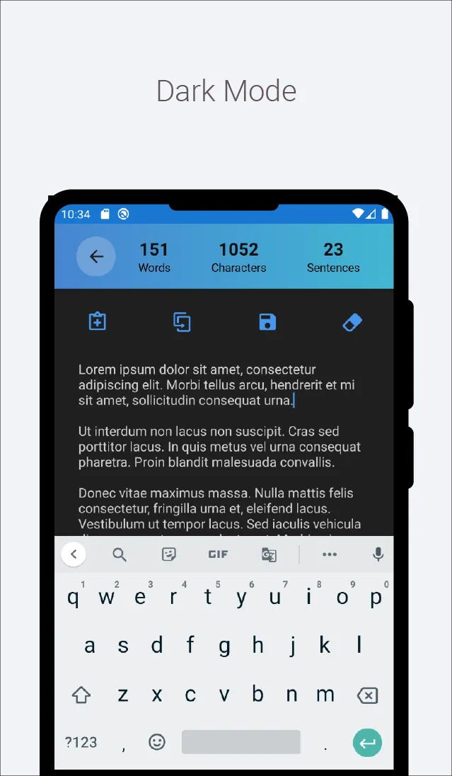 Word and Character counter | Indus Appstore | Screenshot