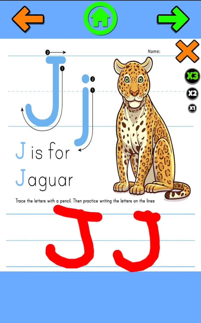 Letter Tracing For Kids | Indus Appstore | Screenshot