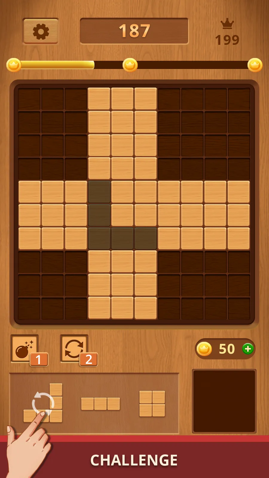 Wood Block Puzzle - Block Game | Indus Appstore | Screenshot