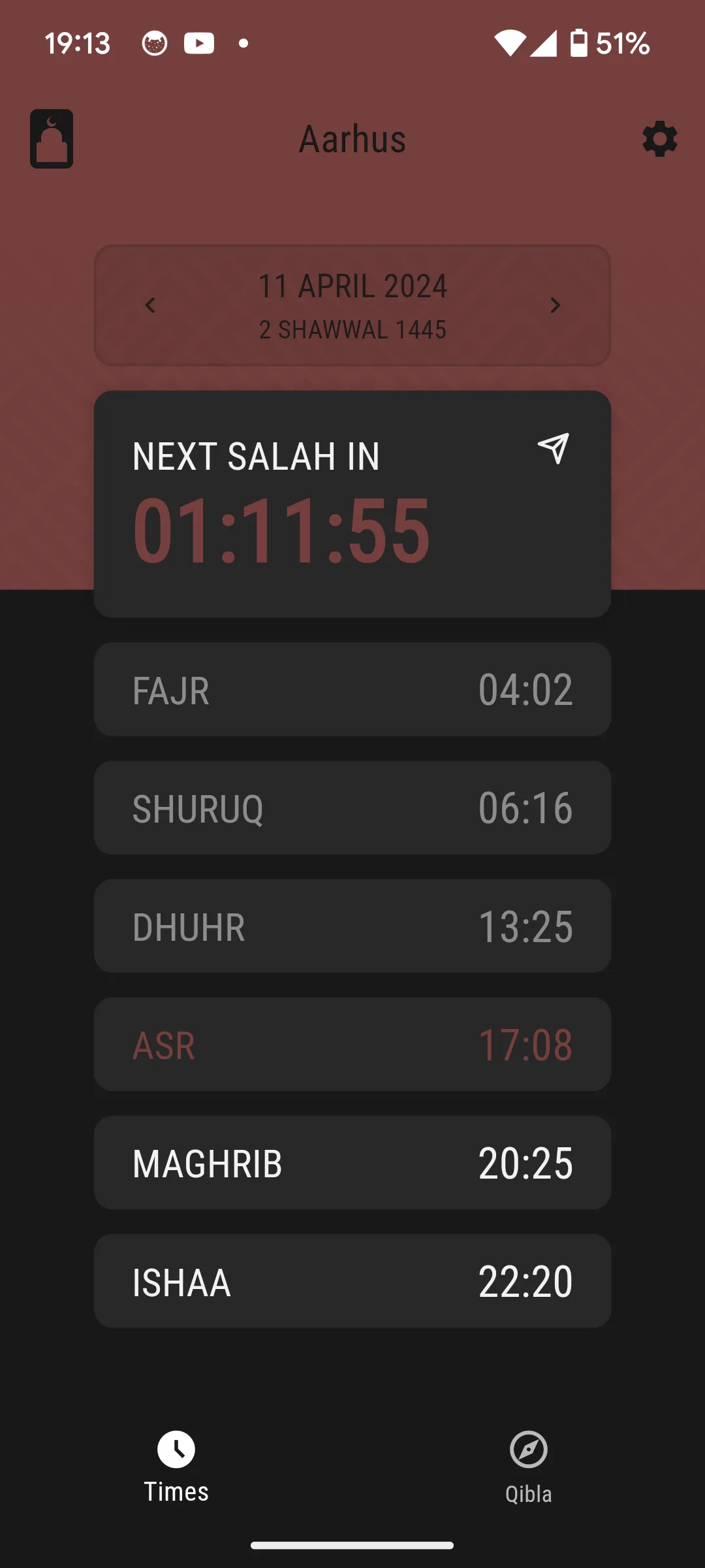 Time for Salah | Indus Appstore | Screenshot