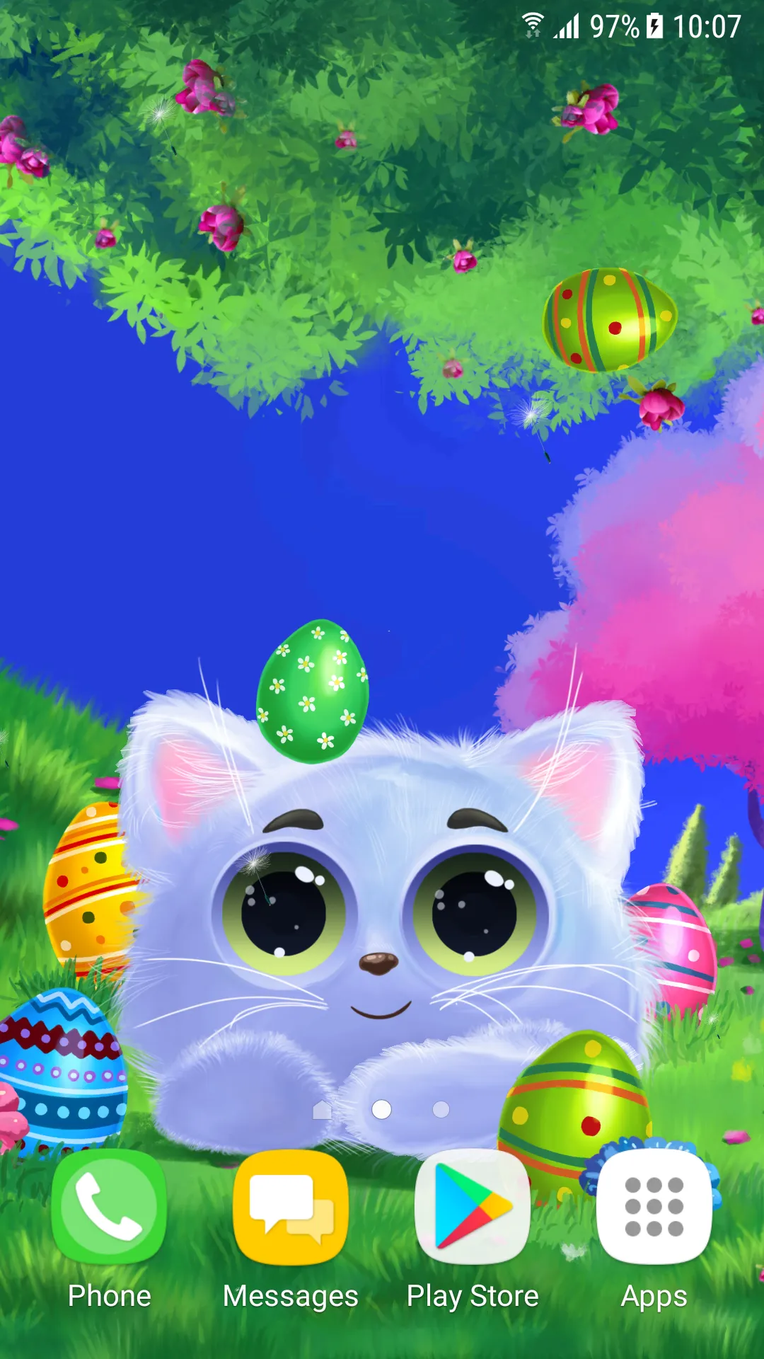 Animated Cat Live Wallpaper | Indus Appstore | Screenshot