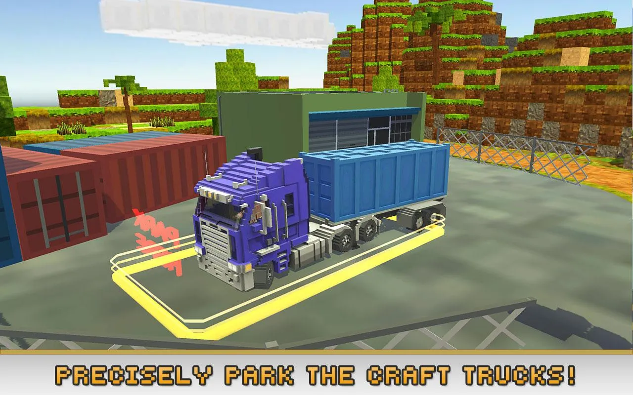 Blocky Truck Simulator | Indus Appstore | Screenshot