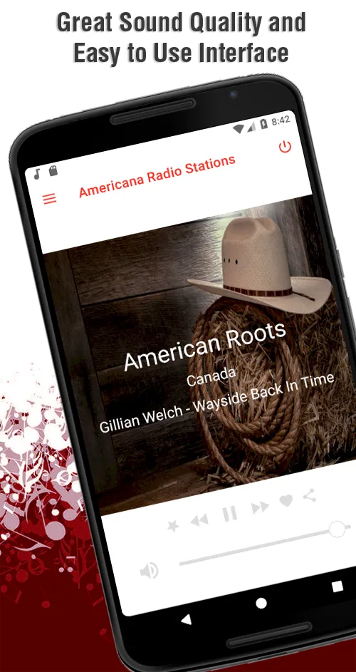 Americana Radio Stations 2.0 | Indus Appstore | Screenshot