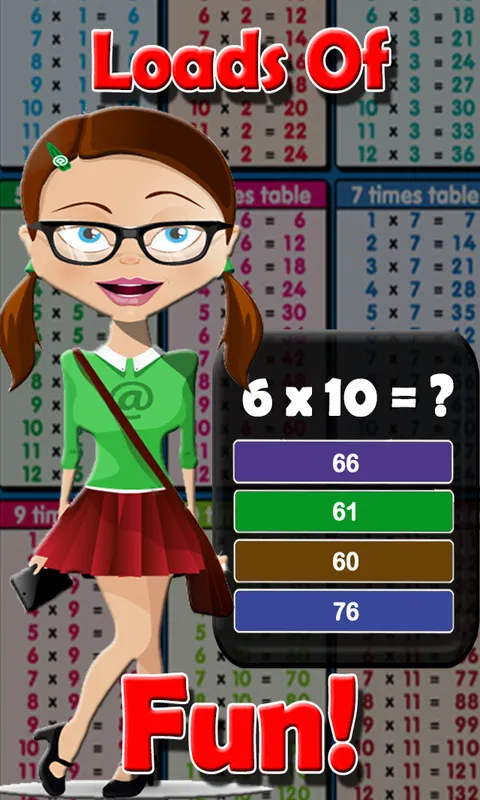 Times Tables Maths Quiz | Indus Appstore | Screenshot