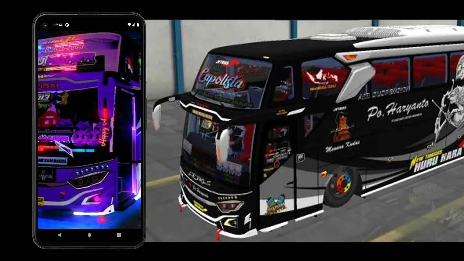 Livery Bussid PO Haryanto MOD | Indus Appstore | Screenshot