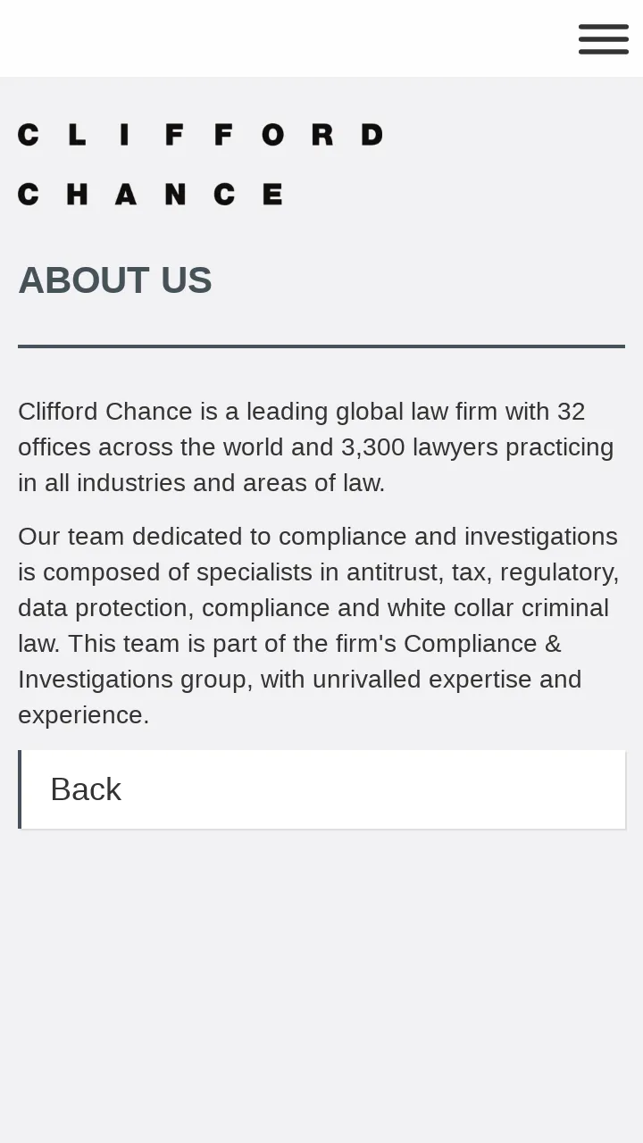 Clifford Chance - Dawn Raids | Indus Appstore | Screenshot