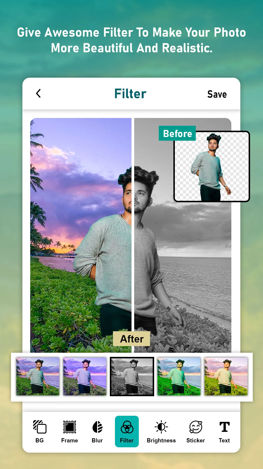 Sunset Garden Photo Editor | Indus Appstore | Screenshot