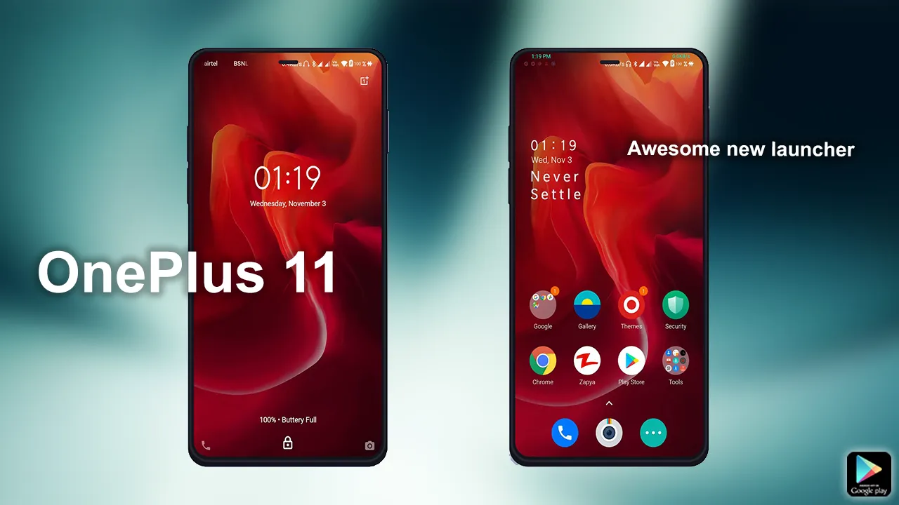 OnePlus 11 Launcher And Theme | Indus Appstore | Screenshot