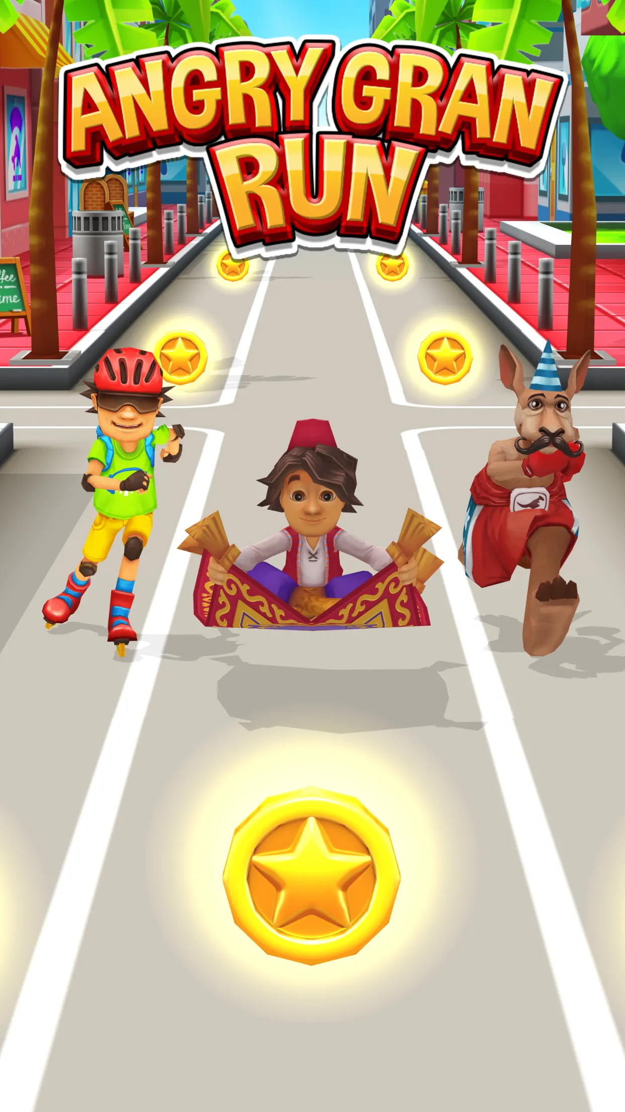 Angry Gran Run - Running Game | Indus Appstore | Screenshot