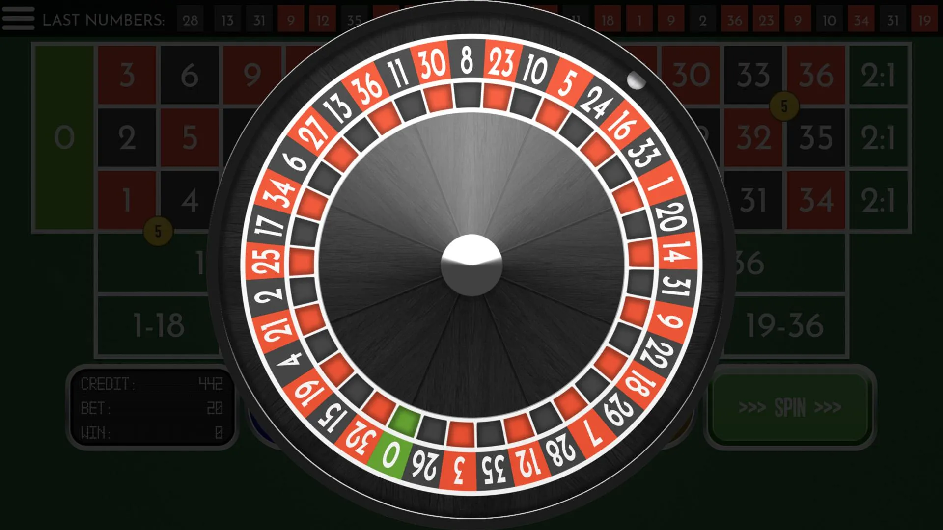 Roulette Zero | Indus Appstore | Screenshot