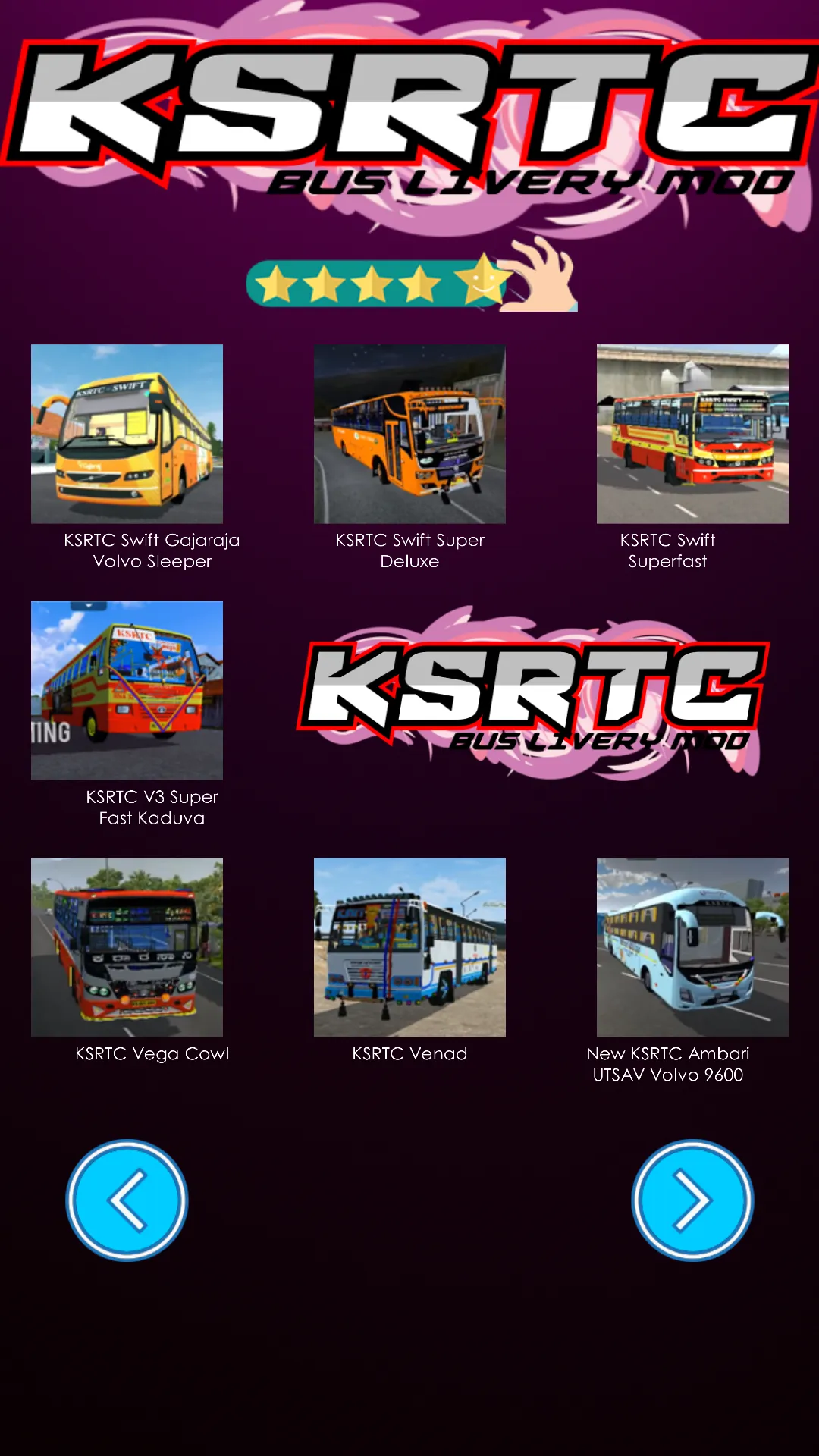 Ksrtc Bus Livery Mod | Indus Appstore | Screenshot