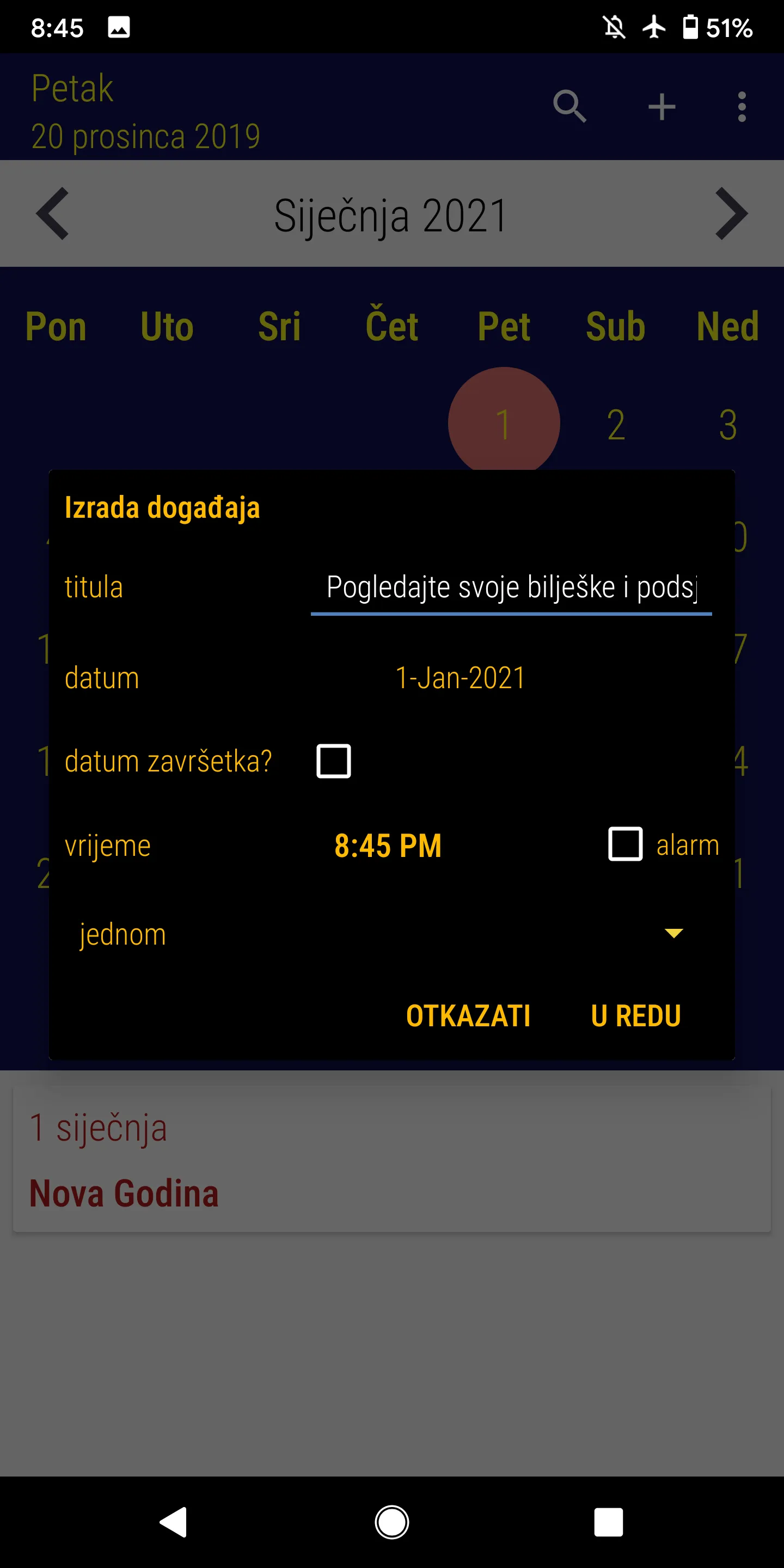 Kalendar Hrvatski 2025 | Indus Appstore | Screenshot