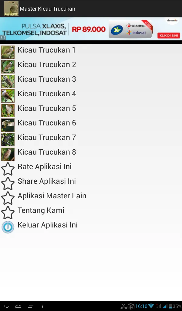 Master Kicau Trucukan | Indus Appstore | Screenshot