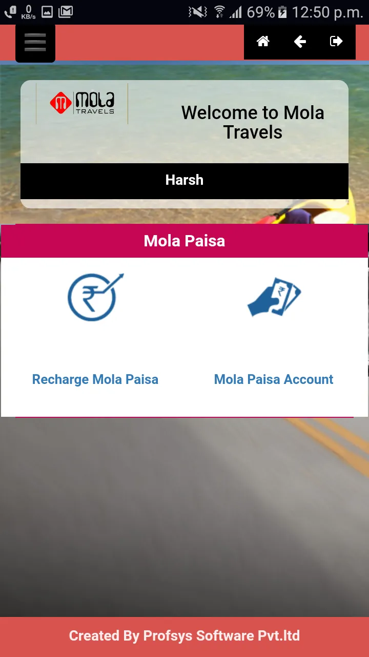 MOLA TRAVELS | Indus Appstore | Screenshot