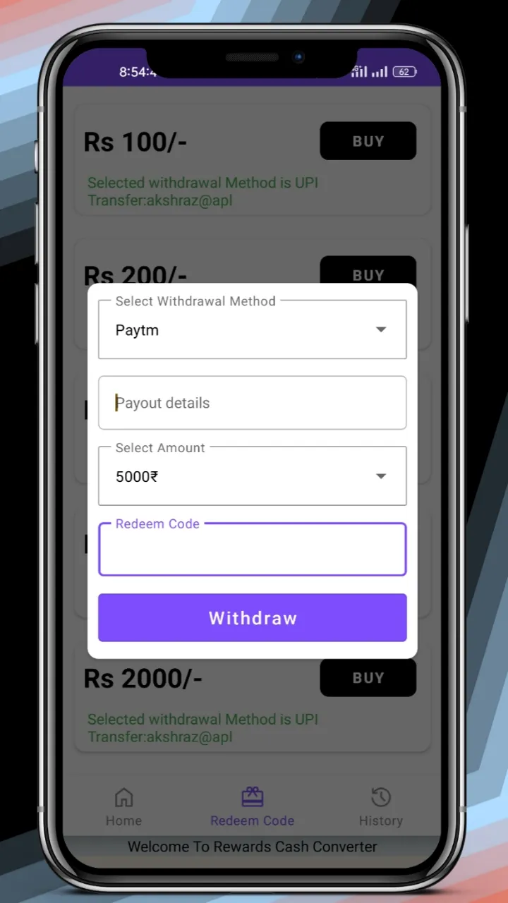 Rewards To Cash Converter | Indus Appstore | Screenshot