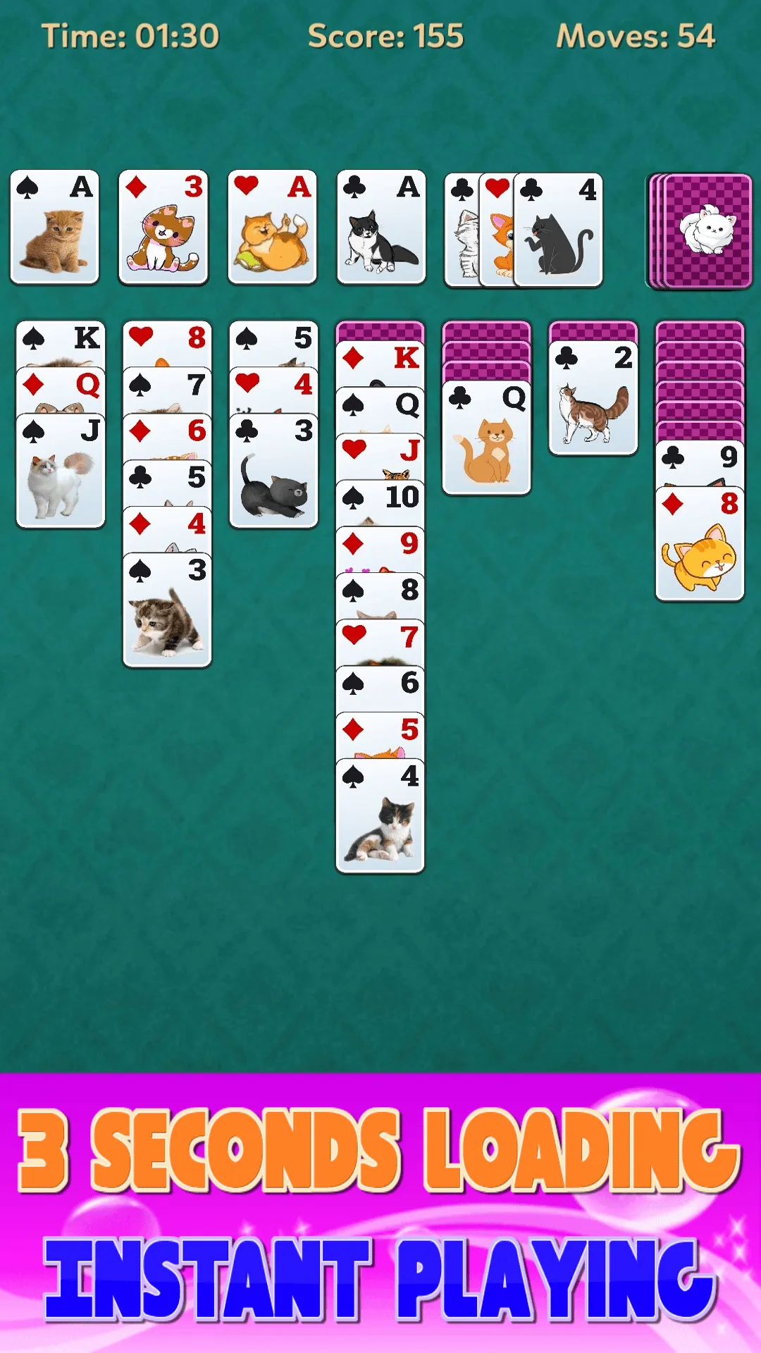 Solitaire Cat offline games | Indus Appstore | Screenshot