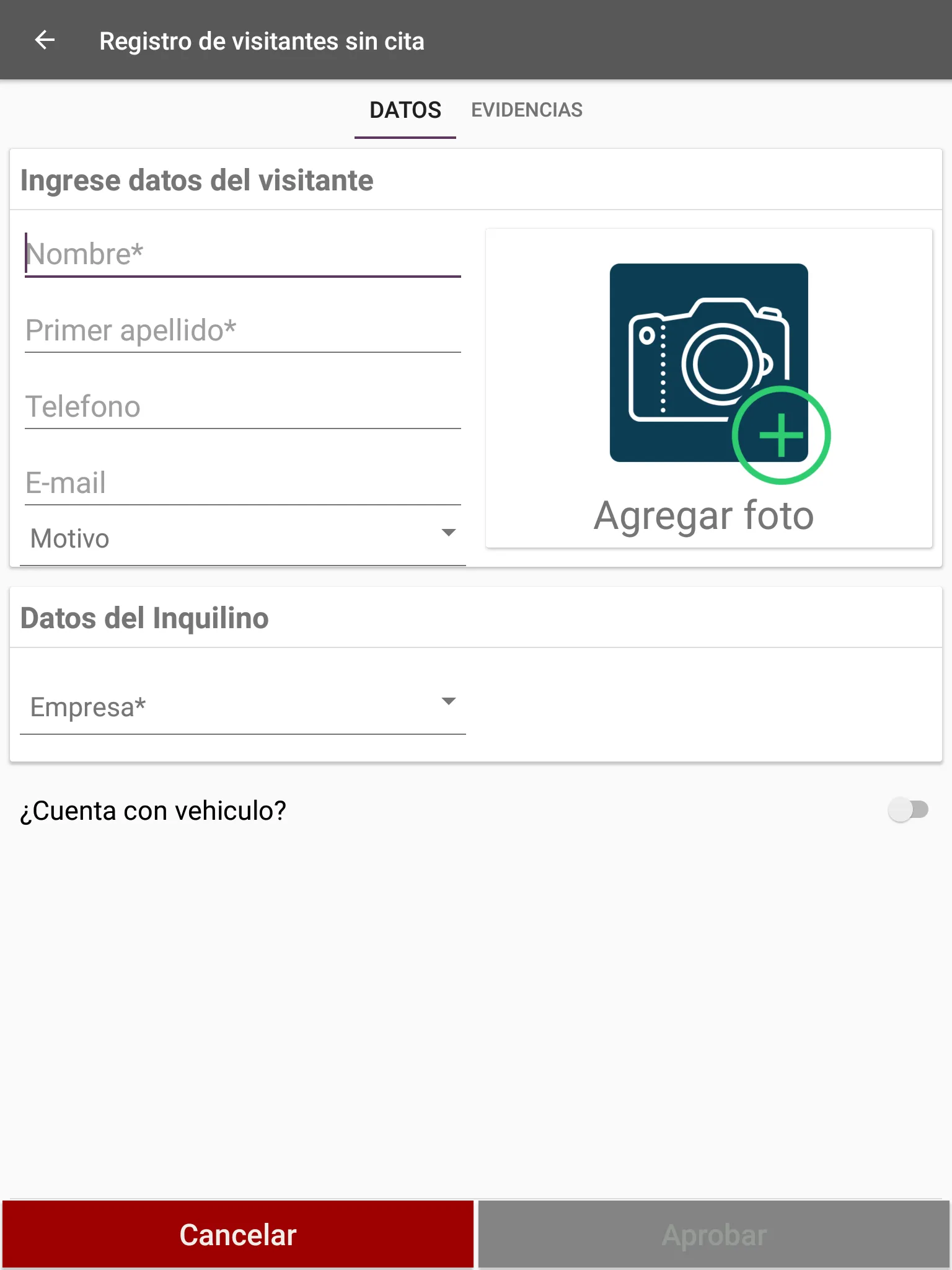 Control de Acceso Vehicular -  | Indus Appstore | Screenshot