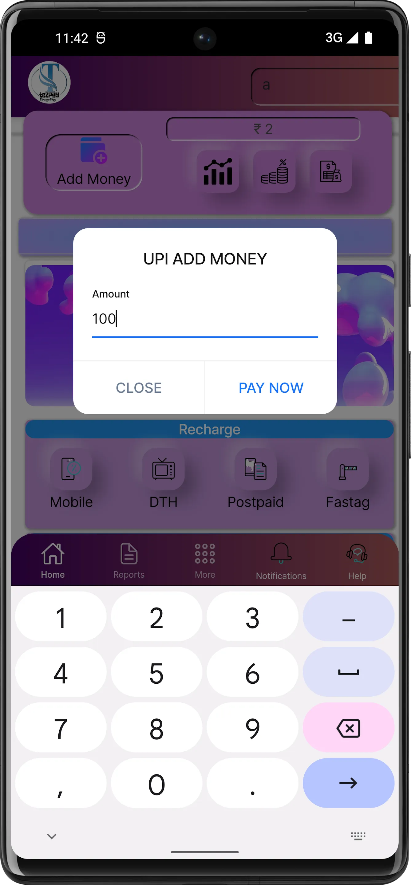 TezPay: Digital Payment Wallet | Indus Appstore | Screenshot