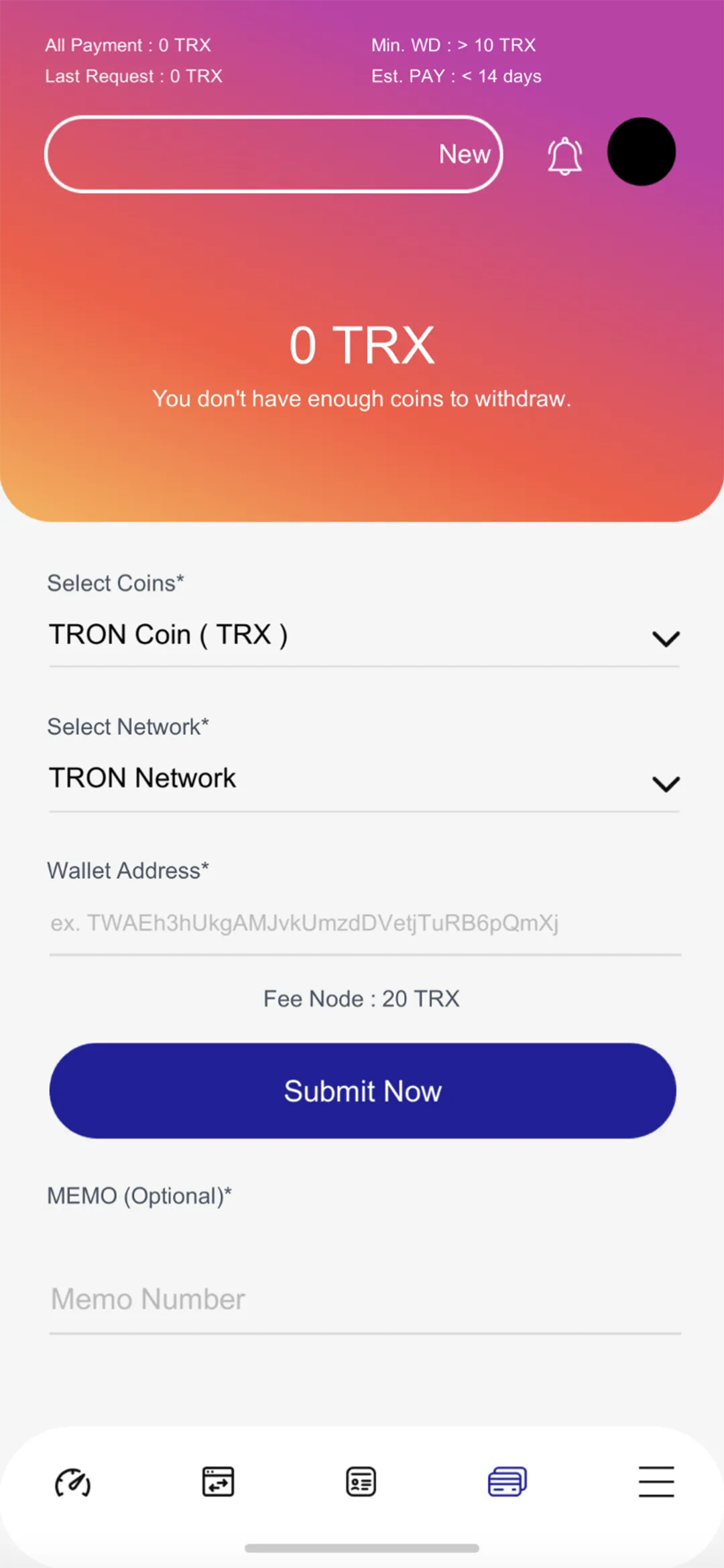 TRX 42 Miner | Indus Appstore | Screenshot