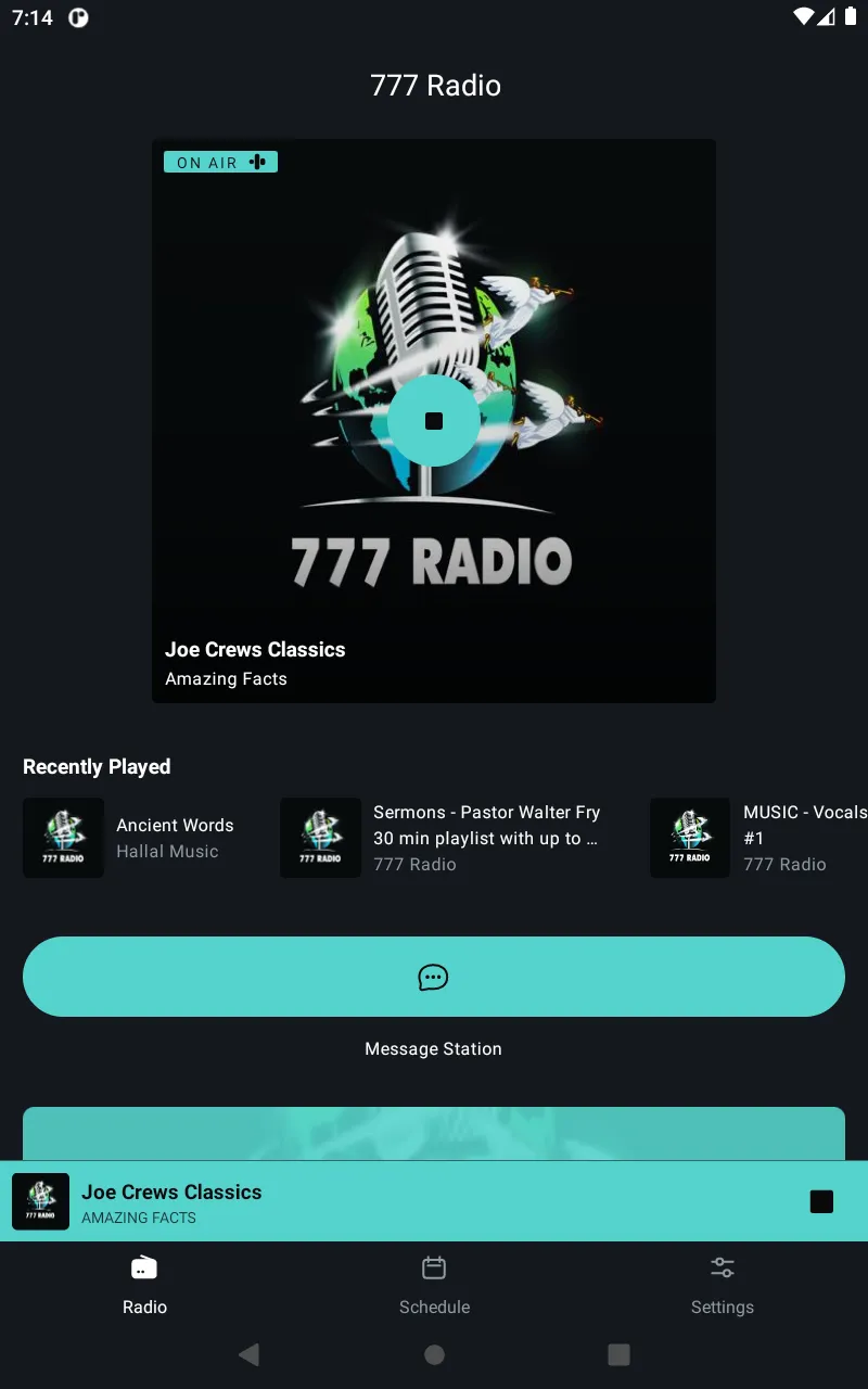 777 Radio | Indus Appstore | Screenshot