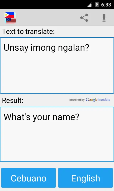 Cebuano English Translator | Indus Appstore | Screenshot