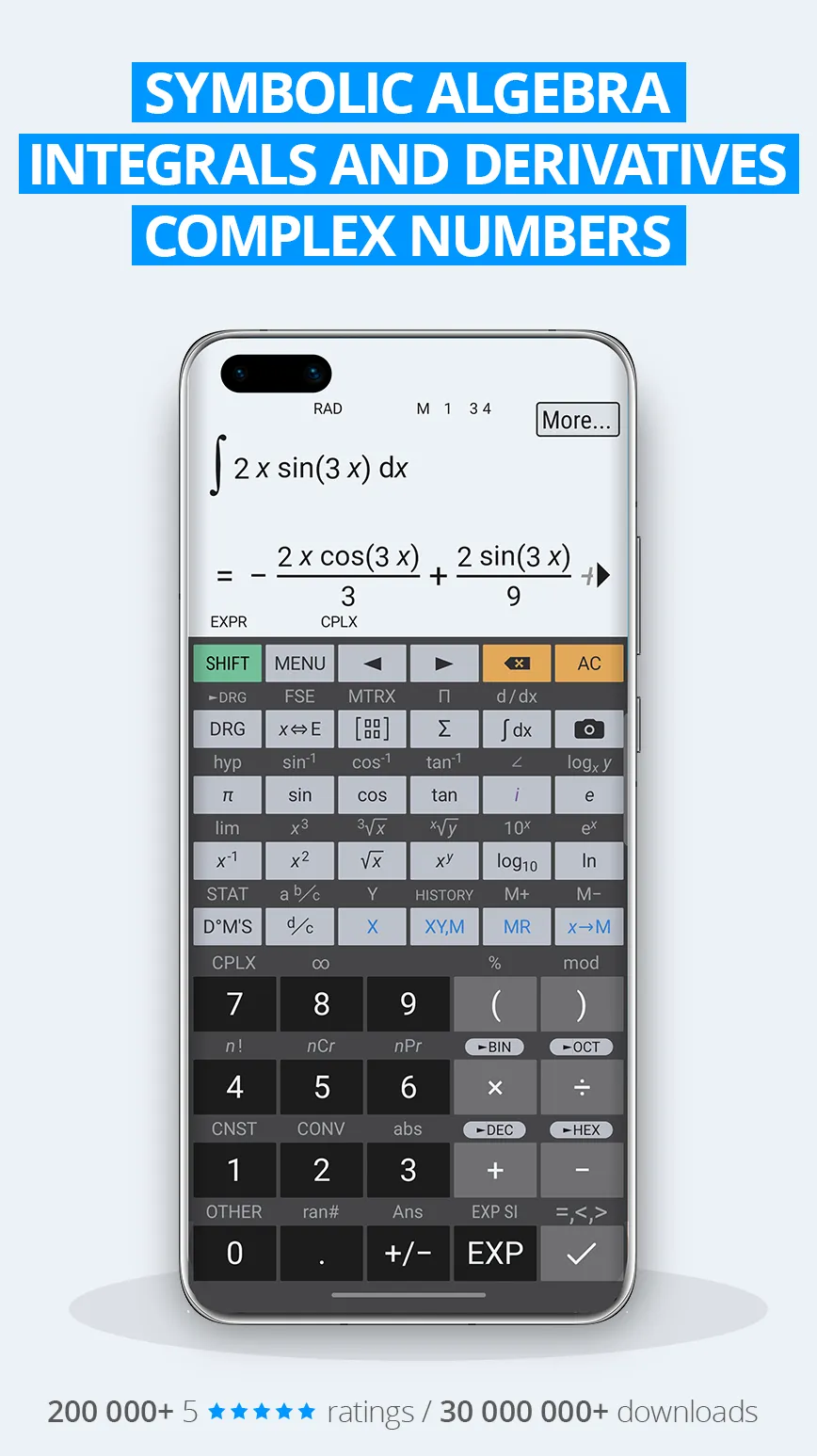 HiPER Scientific Calculator | Indus Appstore | Screenshot