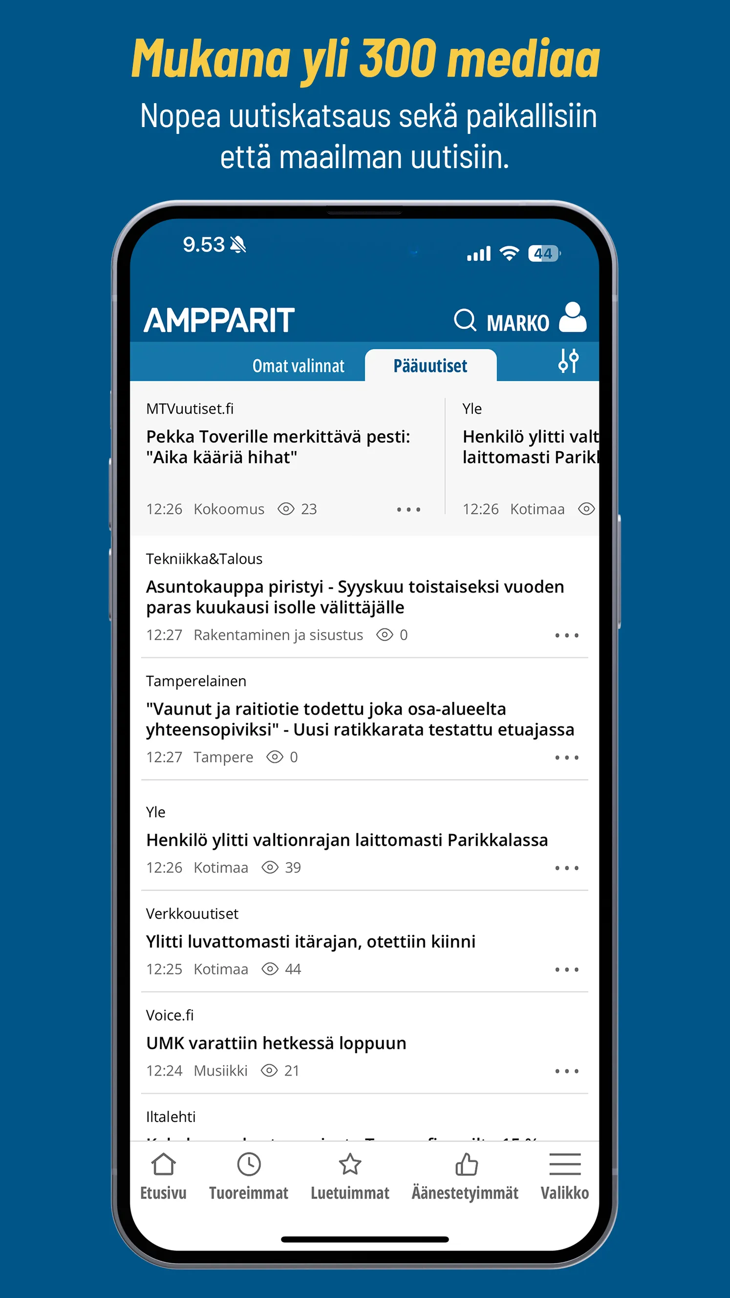 Ampparit.com | Indus Appstore | Screenshot