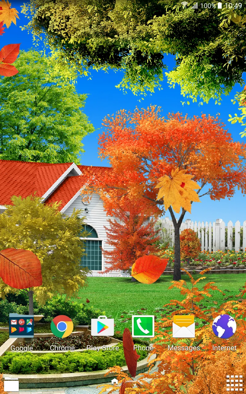 Autumn Garden Live Wallpaper | Indus Appstore | Screenshot