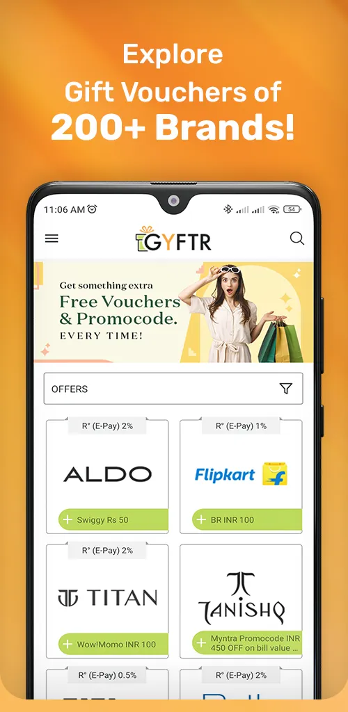 GyFTR: Gift Cards & Vouchers | Indus Appstore | Screenshot