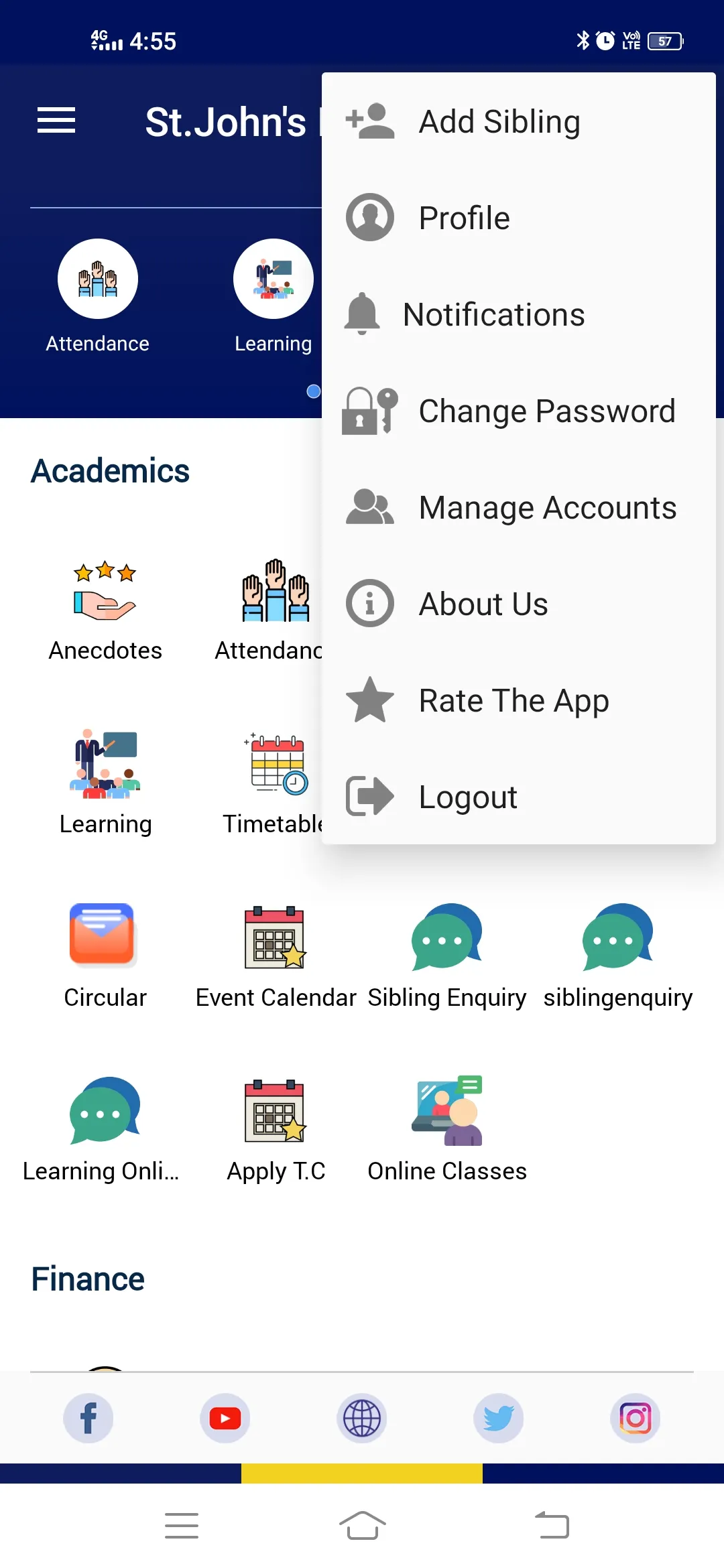 StJohns Parent Portal | Indus Appstore | Screenshot