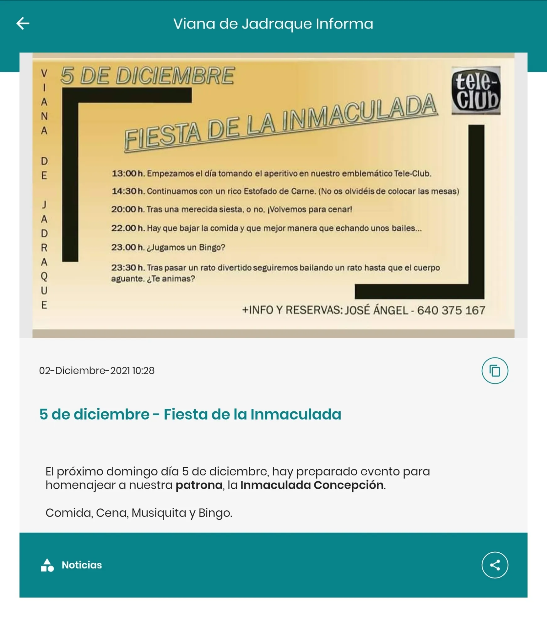 Viana de Jadraque Informa | Indus Appstore | Screenshot