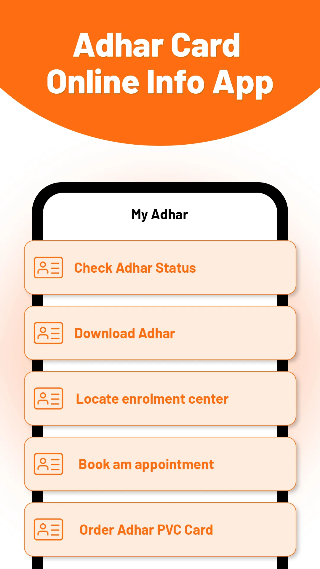 Adhar Card Online Info App | Indus Appstore | Screenshot