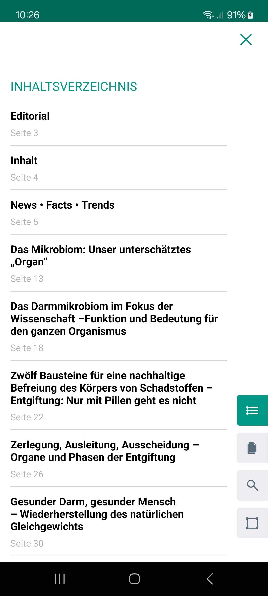 Naturheilkunde Umweltmedizin | Indus Appstore | Screenshot