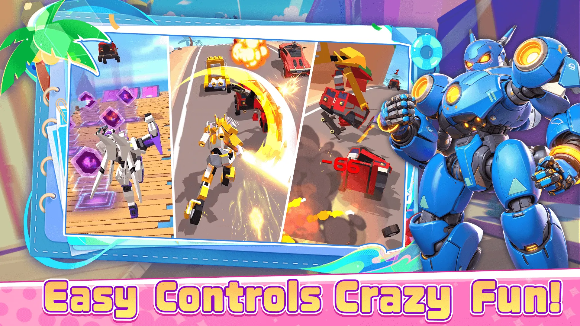 Smash Car: Robot Racing | Indus Appstore | Screenshot