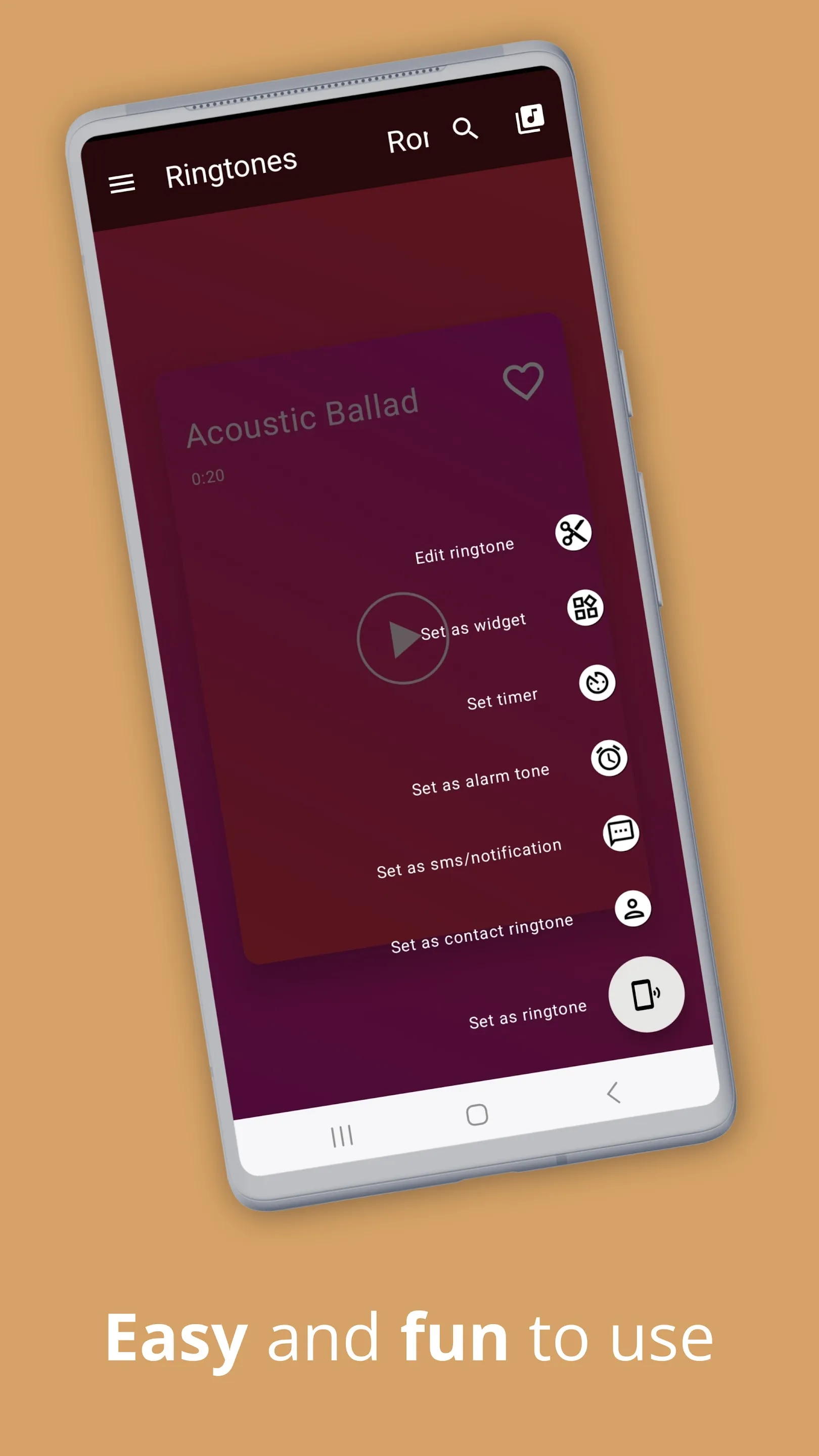 Romantic Love Ringtones | Indus Appstore | Screenshot