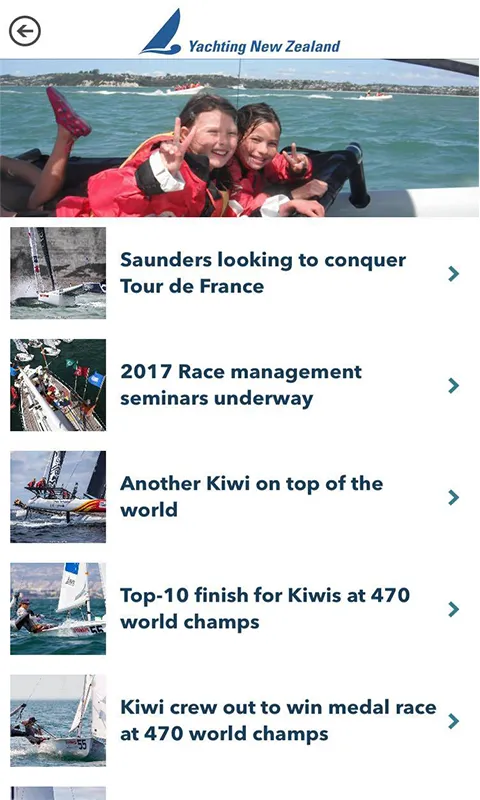 Yachting NZ | Indus Appstore | Screenshot