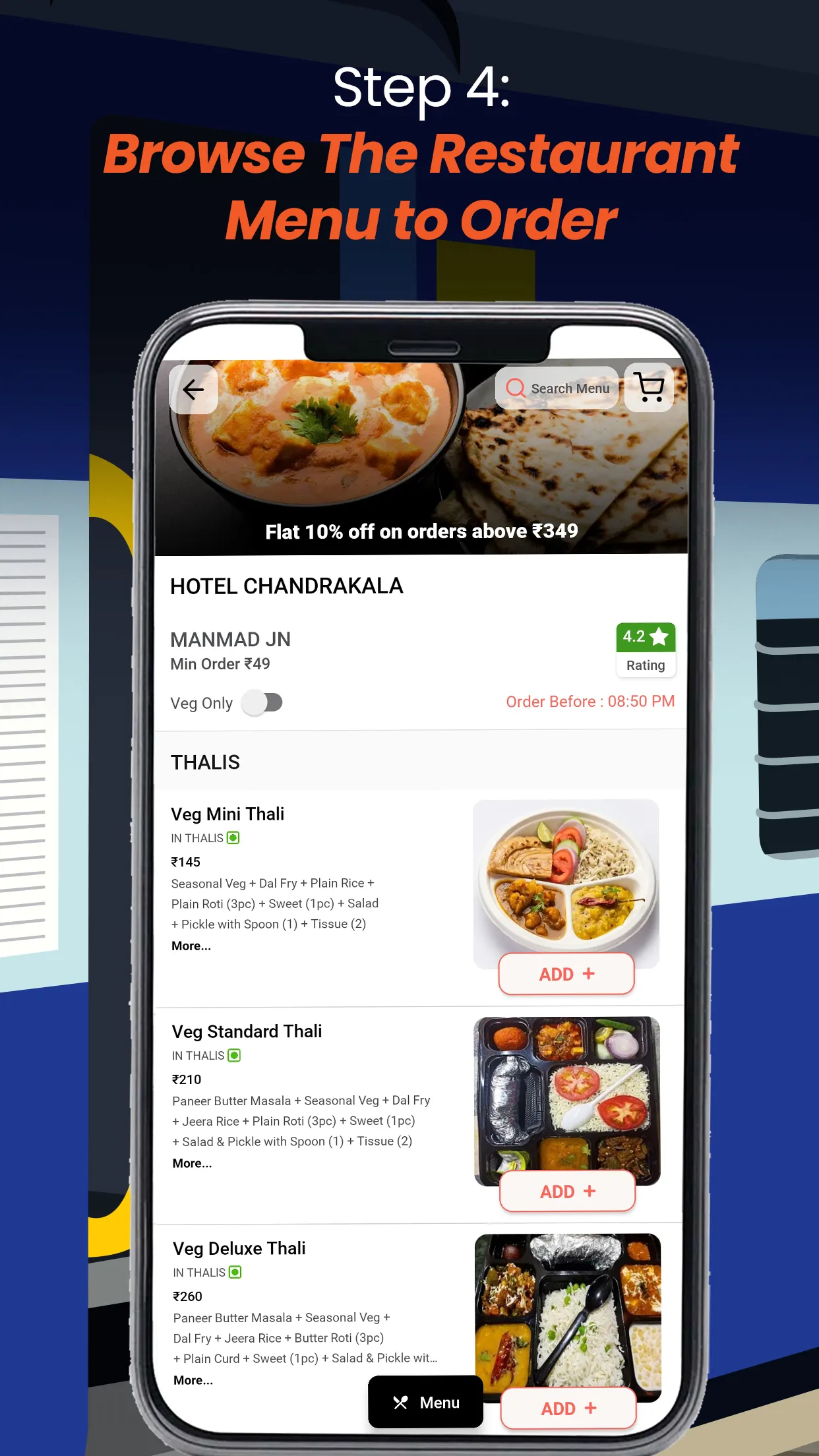 Zoop India-Order Food in Train | Indus Appstore | Screenshot