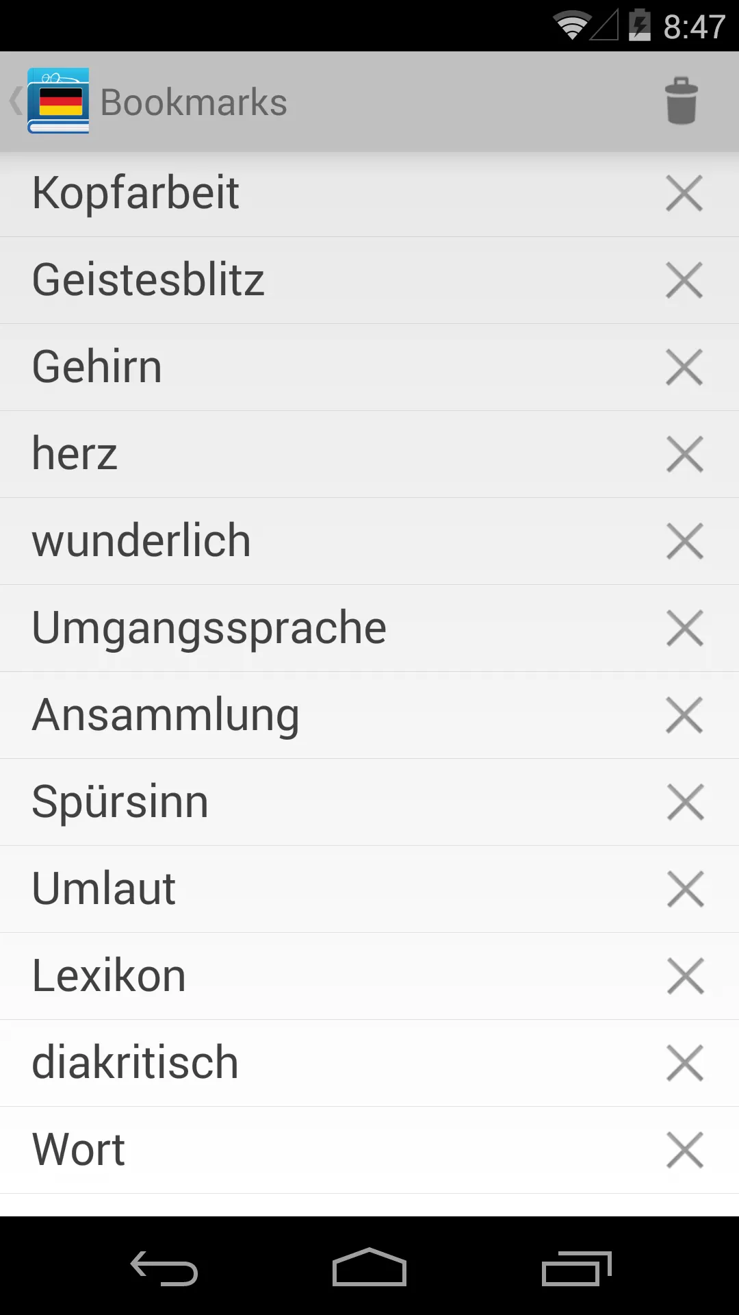 German Dictionary by Farlex | Indus Appstore | Screenshot