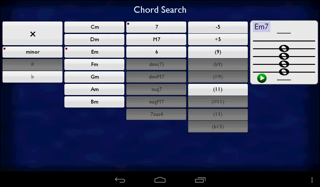 Piano Chord Search | Indus Appstore | Screenshot