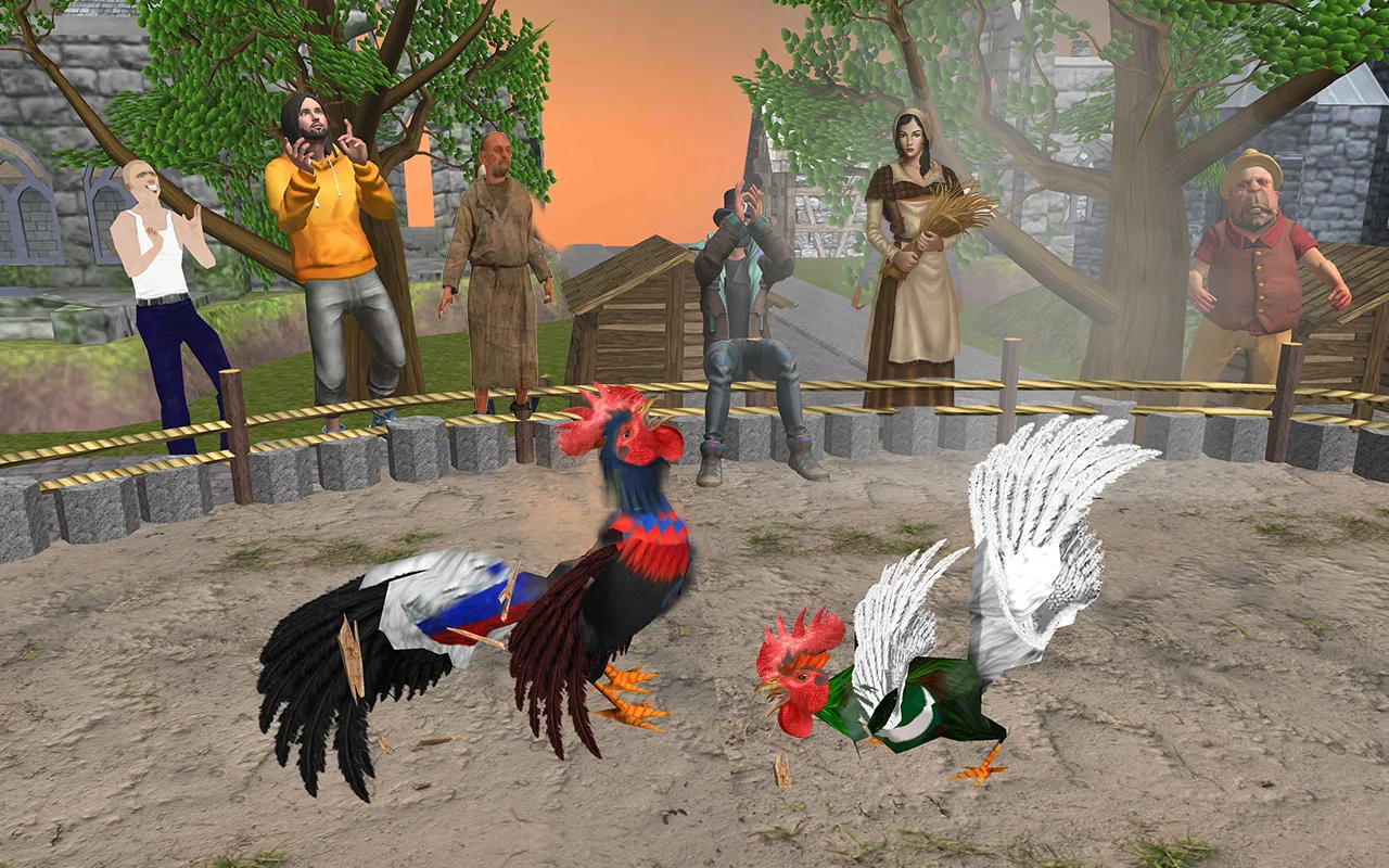 Farm Rooster Fighting Chicks 2 | Indus Appstore | Screenshot