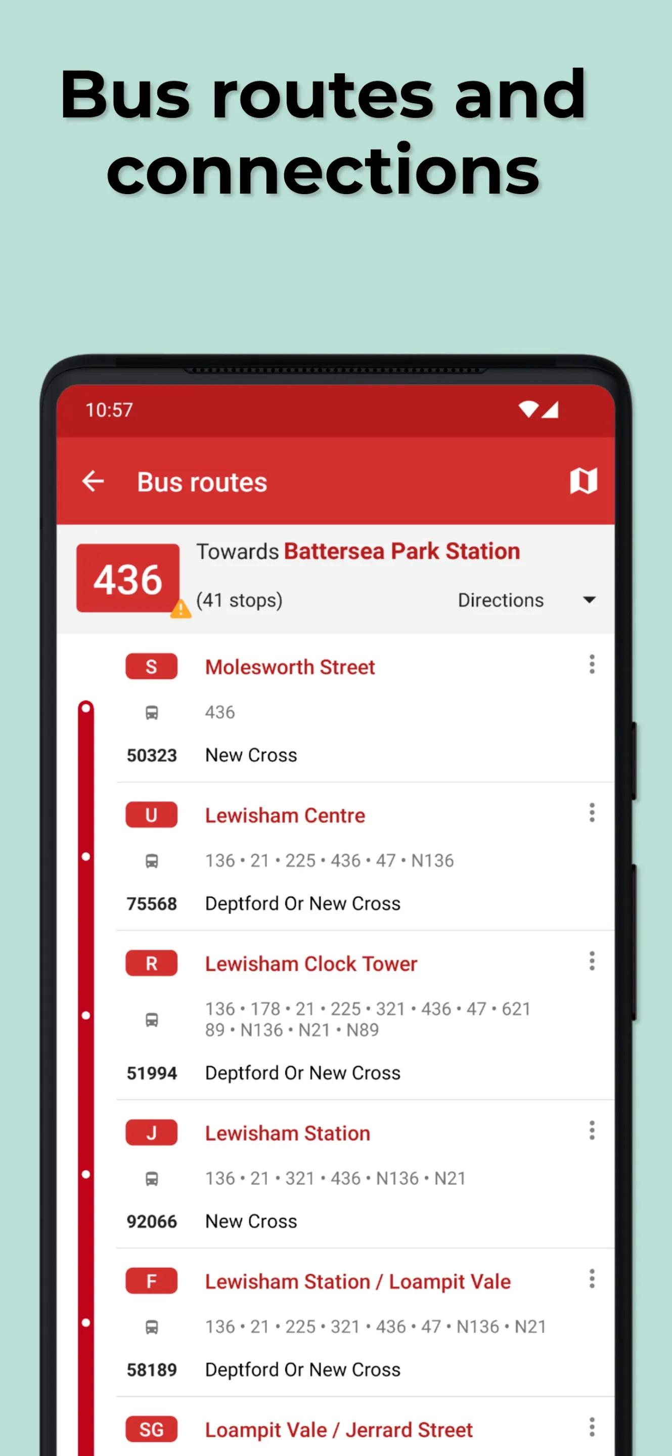 London Bus Times TfL Countdown | Indus Appstore | Screenshot