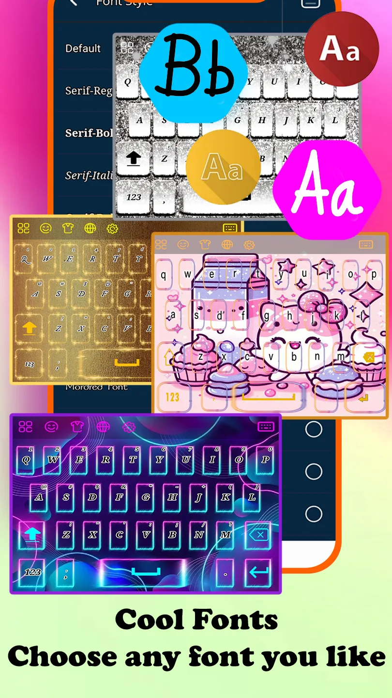 Kawaii Milk keyboard | Indus Appstore | Screenshot