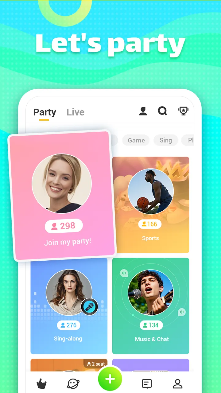 Ola Party - Live, Chat & Party | Indus Appstore | Screenshot